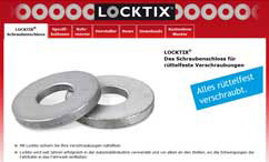 LOCKTIX® - Das Schraubenschloss für rüttelfeste Verschraubungen