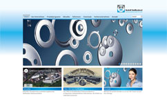 Screenshot des Webdesigns für Rafflenbeul Stahlwarenfabrik