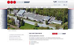 Screenshot des Webdesigns für RS Randack Spezialschrauben GmbH